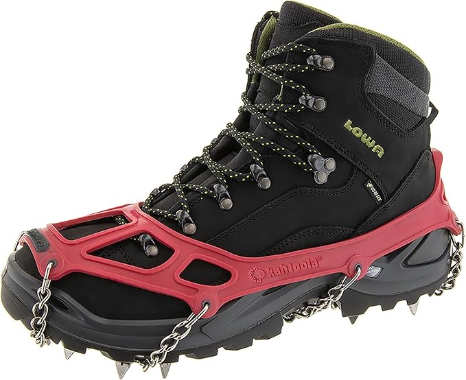 Kahtoola MICROspikes Footwear Traction for Winter Trail Hiking & Ice Mountaineering