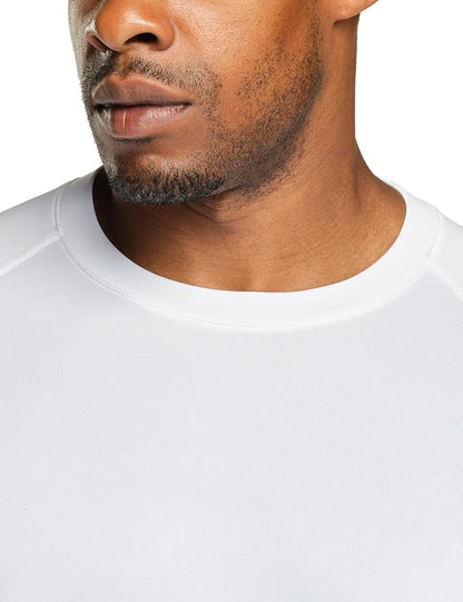 TSLA Men's Thermal Long Sleeve Compression Shirts, Athletic Base Layer Top, Winter Gear Running T-Shirt