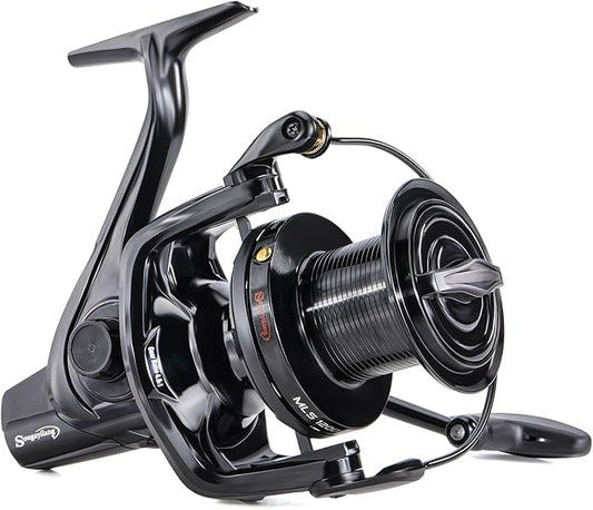 Sougayilang Saltwater Spinning Reel – Up to 38LBs Max Drag Big Game Fishing Reel, Graphite Frame Surf Fishing Reels, 4.6:1 Gear Ratio Heavy Long Casting Inshore Offshore Saltwater Reel