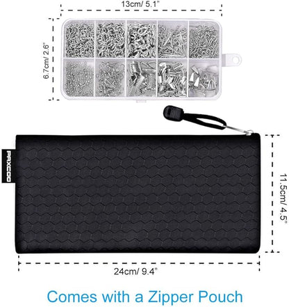 PAXCOO Jewelry Making Supplies Kit - Jewelry Repair Tool with Accessories, Pliers, Findings, and Beading Wires for Adults and Beginners