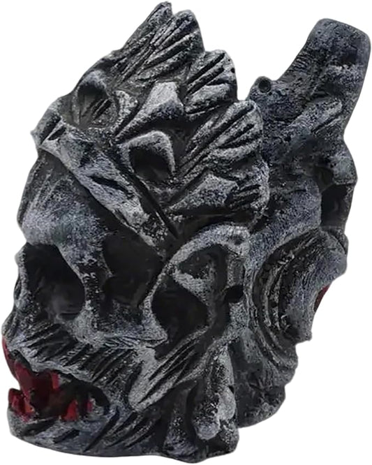 Aztec Death Whistle - 125+ Decibels Human Loudest Screams, Ancient Aztec Whistle for Halloween, Dia De Los Muertos, Unique Gifts for Horror & History Fan