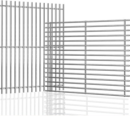2Pack 17.5'' Weber Spirit 300 Stainless Steel Grill Grates, Cooking Replacement Parts for Weber Spirit 700, Genesis Silver B/C, Genesis Gold B/C, Genesis Platinum B/C, Genesis 1000-3500, 7638