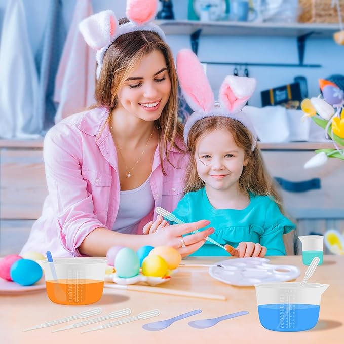 Silicone Resin Mixing Measuring Bowls 2Pcs 600ml/20oz for Resin Supplies, Thickened Reusable Silicone Bowl Cups for Epoxy Mixing, with Stir Sticks, Jewelry Making