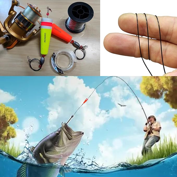Popping Corks Floats for Saltwater Fishing Bobber, 4PCS Weighted Bobbers Inshore Fishing Popping Cork Float Rig Rattle Popper for Redfish Speckled Trout Sheepshead Flounder Fishing Tackle