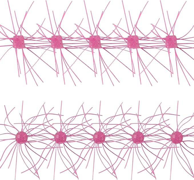 Eupheng Silicone Soft Dice Fishing Lures with Multiple Tentacles, Handmade Slow Sink Bass Fishing Soft Plastic Baits for Drop Shot, Finesse, Wacky Rig