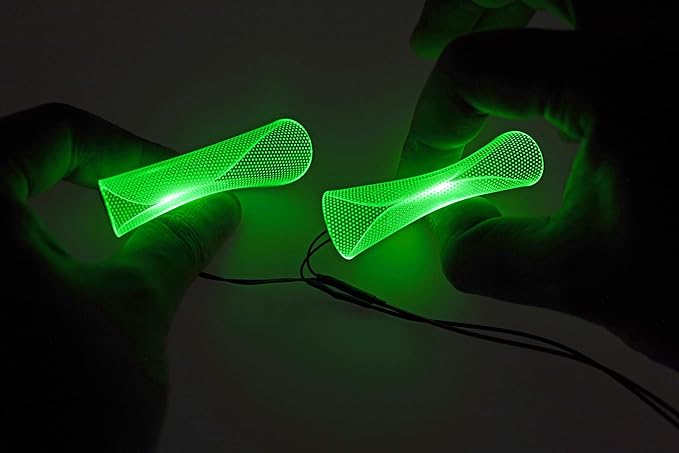 [ Round ] Green Star-Lord Decorations led Light Flexible Helmet Lights Cosplay DIY kit RGB Superhero for Men Gifts
