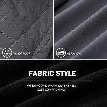 Men's Lightweight Softshell Vest Outerwear Windproof Sleeveless Jacket for Golf Running Hiking