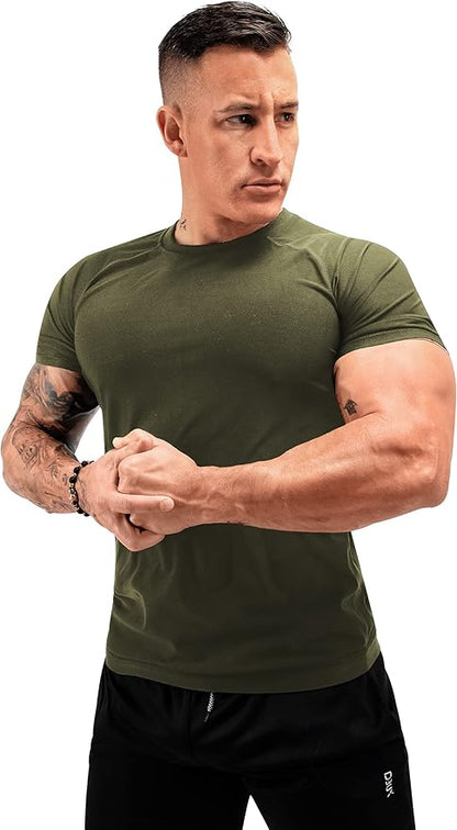 FUXERT Sauna Shirt for Men Sweat Sauna Suit for Gym Exercise Compression Shirt Workout Shapewear
