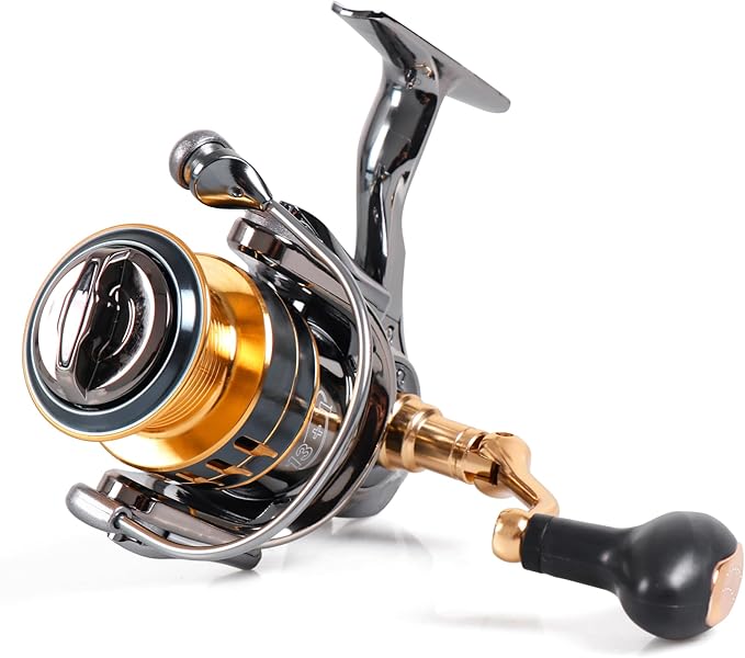Spinning Fishing Reel for Freshwater Saltwater Fishing, Anti-Reverse with Front-Adjustable Drag