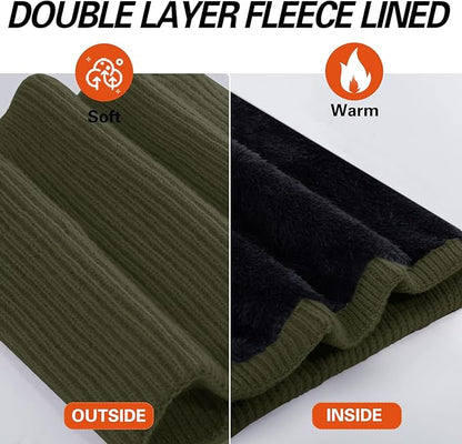 Neck Warmer for men,Winter Neck Gaiters Face Scarf Women Windproof Warm Fleece Scarves Gaiter for Cold Weather