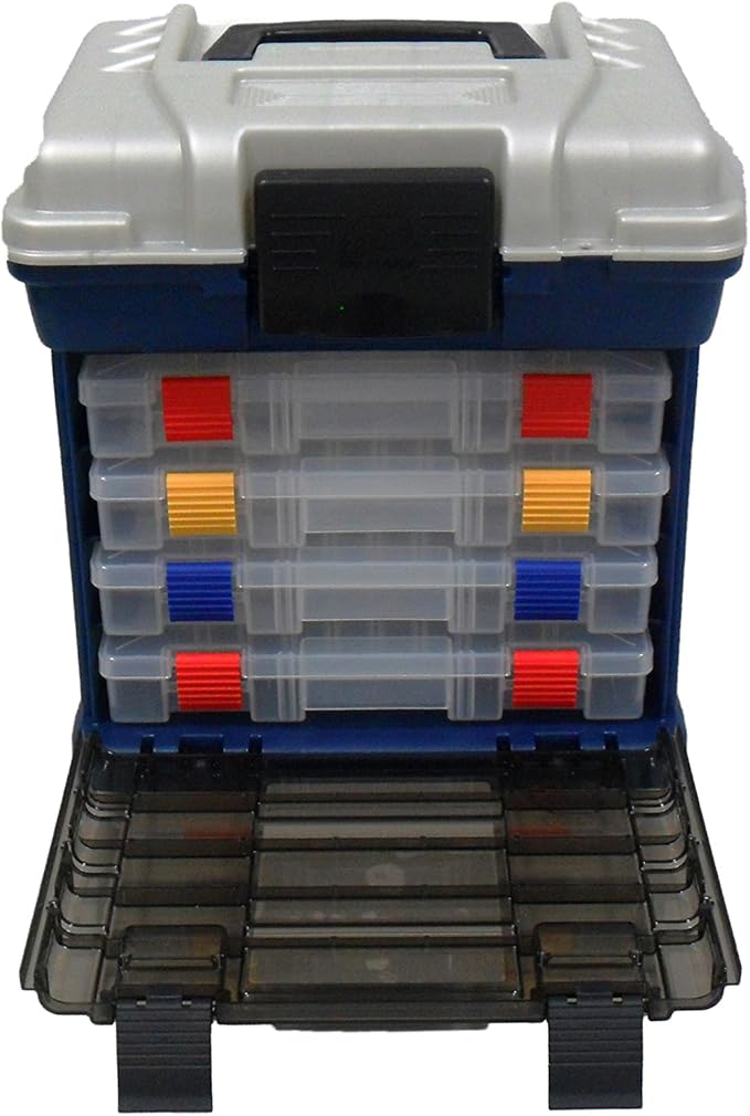 Plano 1364 4-By Rack System 3650 Size Tackle Box, Premium Tackle Storage