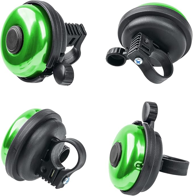 Classic Bike Bell, Aluminum Bicycle Bell, Loud Crisp Clear Sound Bicycle Bike Bell for Adults Kids