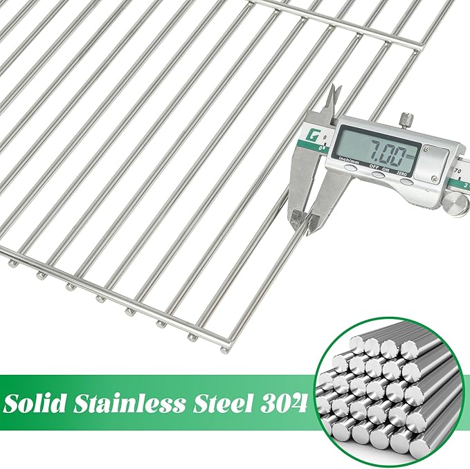 Warming Rack for Pit Boss Lexington Grill Cooking Grates Upper Grid for Pitboss 500 540 Series Wood Pellet Smoker Replacement Parts Stainless Steel Grilling BBQ Accessory