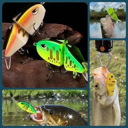 5 Pcs Mini Glide Bait for Bass Fishing,2.36 Inch Multi-Jointed Swimbait,Bionic Minnow Lures with Double Hook,Slow Sinking Glide Baits for Freshwater and Saltwater