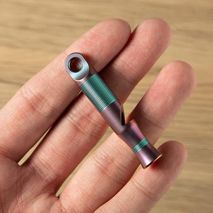 WeKnife Emergency Whistle Survival Loud, Titanium Outdoor Safety Whistle Survival Shrill Loud Blast with Paracord for Kayak, Life Vest, Jacket, Boating, Fishing,Camping, Hiking, Hunting, Coyote