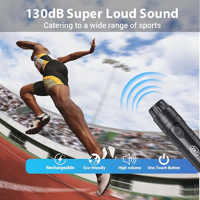 ZHT Electronic Whistle for Coaches, Referees, Teachers - 3 Tones & 3 High Volume, Handheld Whistles with Lanyard - Sports Whistle for Volleyball Soccer, Outdoor Camping, Emergency Safety