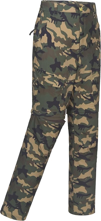 Little Donkey Andy Men's Outdoor Sports Two Section Trousers Mountaineering Hiking Hiking