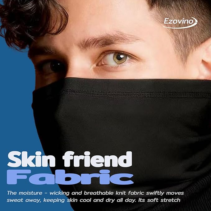 Neck Gaiter Face Mask,Sun Cooling Scarf,Balaclava Bandana Cover for Men Women