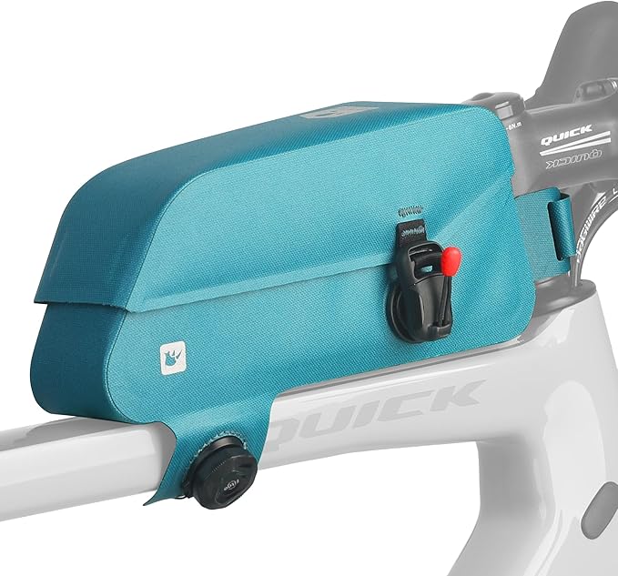 Rhinowalk Bike Frame Bag with Magnetic Flap Waterproof Bicycle Top Tube Bag Bikepacking Cycling Tools Storage Bag for MTB Road Bike
