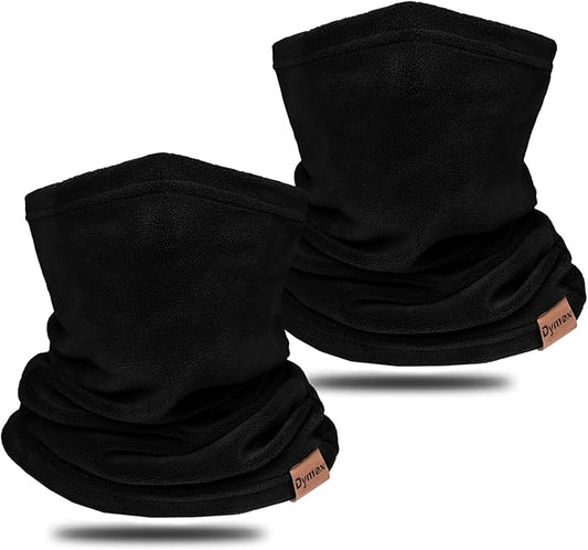 Neck Warmer Winter Neck Gaiter Face Mask Balaclavas for Women Men, Soft Fleece Face Cover Mask for Skiing Motorcycle-2 Pack