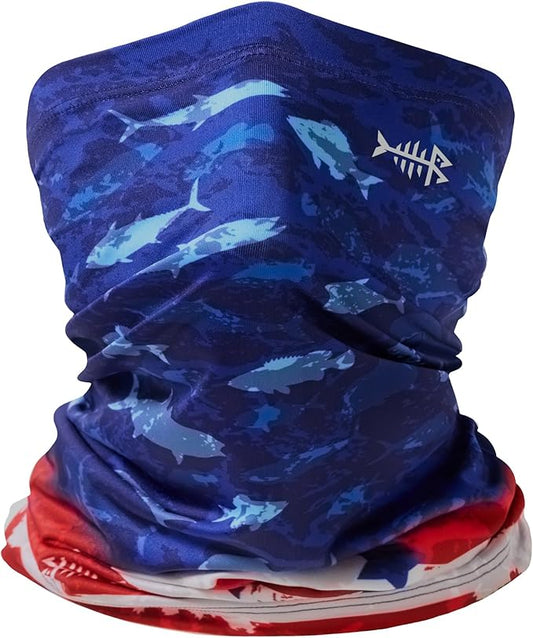 BASSDASH UPF 50+ UV Sun Protection Neck Gaiter Fishing Mask Hunting Kayaking Hiking Cycling Ski Sports