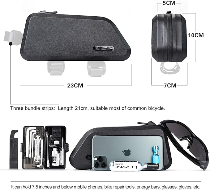 Rhinowalk Top Tube Bag - Stable & Waterproof Professional Cycling Accessory