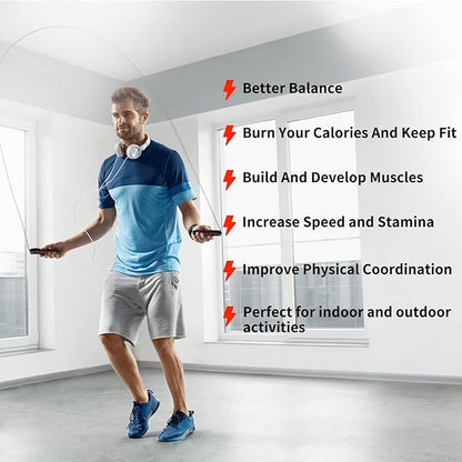 Soccer Agility Training Equipment Set, 12 Rung 20Ft Agility Ladder, 12 Disc Cones, 4 Steel Stakes, Solo Soccer Trainer, Jump Rope - Speed Training Equipment for Soccer Football Basketball