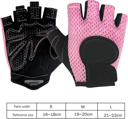 Gym Gloves Weightlifting for Men Women Fitness Antislip Half Finger Workout Bodybuilding Training Gym Weightlifting Gloves