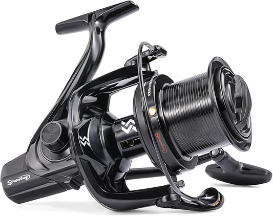 Sougayilang Saltwater Spinning Reel – Up to 38LBs Max Drag Big Game Fishing Reel, Graphite Frame Surf Fishing Reels, 4.6:1 Gear Ratio Heavy Long Casting Inshore Offshore Saltwater Reel