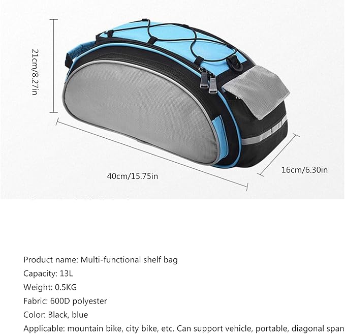 Waterproofs Bikes Panniers Rack Bag Cyclings Rear Seat Tail Storage Bag Large Capacity Bicycles Trunk Panniers Bag for T