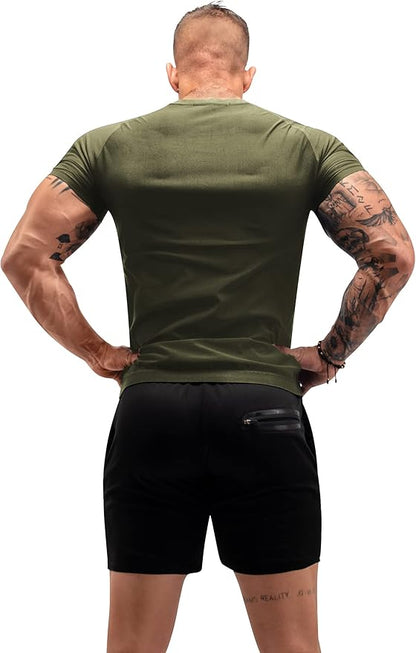 FUXERT Sauna Shirt for Men Sweat Sauna Suit for Gym Exercise Compression Shirt Workout Shapewear