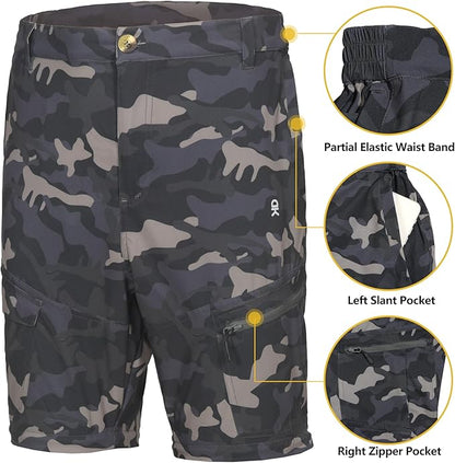 Little Donkey Andy Men's Outdoor Sports Two Section Trousers Mountaineering Hiking Hiking