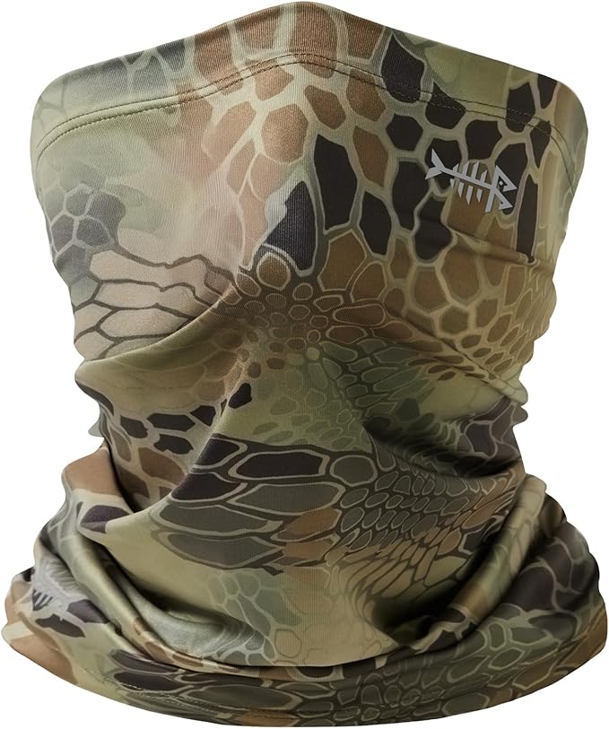 BASSDASH UPF 50+ UV Sun Protection Neck Gaiter Fishing Mask Hunting Kayaking Hiking Cycling Ski Sports