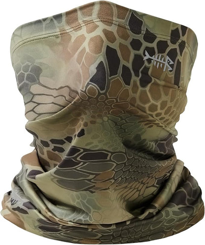 BASSDASH UPF 50+ UV Sun Protection Neck Gaiter Fishing Mask Hunting Kayaking Hiking Cycling Ski Sports