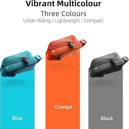 Rhinowalk Bike Top Tube Bag Bike Frame Bag Fully Waterproof and Stable Bicycle Frame Bag Bicycle Bag Professional Cycling Accessories for Mountain Road Bike