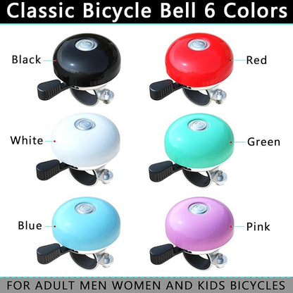 Greallthy Bike Bell Classic Bike Bells for Adults Kids, Bicycle Bell for Handlebars Adult, Loud Sound Beach Cruiser Mountain Bike Bell Accessories.