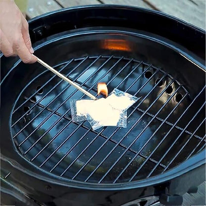 100 Pack Quick Fire Starters，Wax Cups Waterproof, Non Toxic Firelighter Natural Safe Cubes Burns up to 8 Min at Over 750° - 100%, Perfect for Fat Wood Stove Campfire, Start Charcoal Kit (Style1)