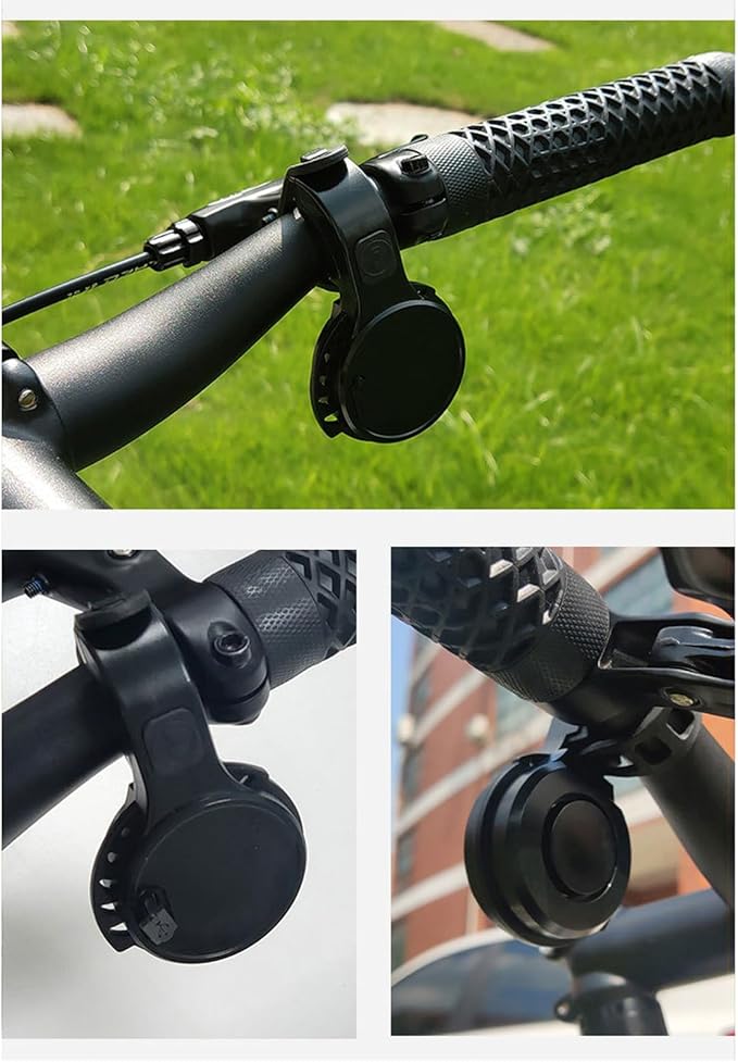 High-Volume Bike Alarm Horn Adjustable Rechargeable for Mountain Environments Easyly Install Bike Bells