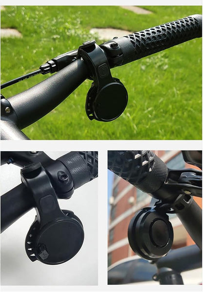 High-Volume Bike Alarm Horn Adjustable Rechargeable for Mountain Environments Easyly Install Bike Bells