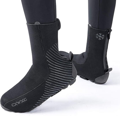 Cycling Shoe Covers Cold Weather for Men Women - Waterproof Shoe Covers Winter Outdoor Sports - Rain Cycling Overshoes, Road/Mountain Bike Booties