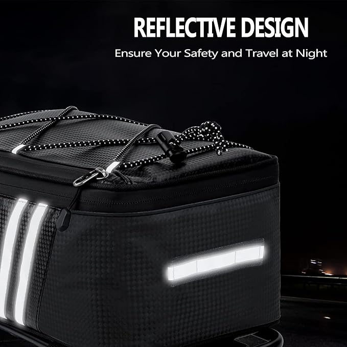 Rear Bike Rack,Bike Cargo Rack w/Fender & Large Size Reflective,Quick Release Mountain Road Bicycle Rear Racks,Universal Bike Luggage Rack,Large Capacity Bike Pannier Rack,YONTUO