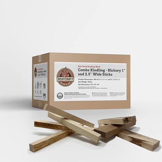 Premium Kiln Dried Wood Kindling for Pizza Ovens, Tabletop Fire Pits & Campfires