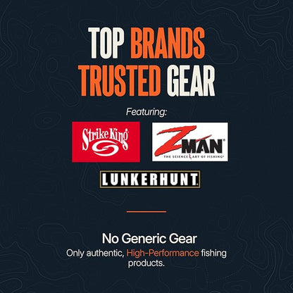 MONSTERBASS Fishing Mystery Box, Bass Fishing Kit - Best Lures Kit, Biggest & Best Tackle Mystery Box for Catching Smallmouth & Largemouth Bass