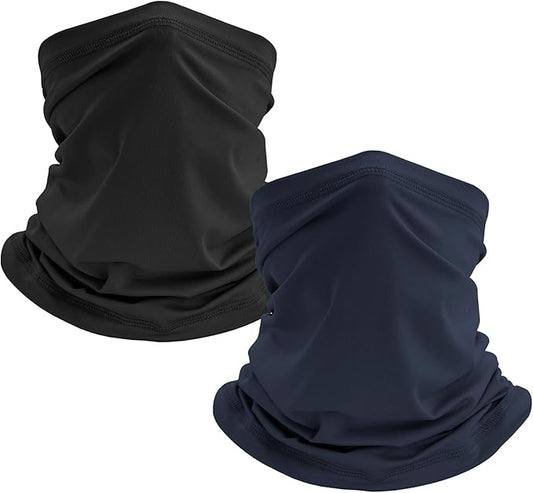 Pukavt 2 Pack 3 Hole Winter Knitted Mask, Full Face Cover Ski Mask Warm Balaclava for Skiing, Motorcycle, Snowboard