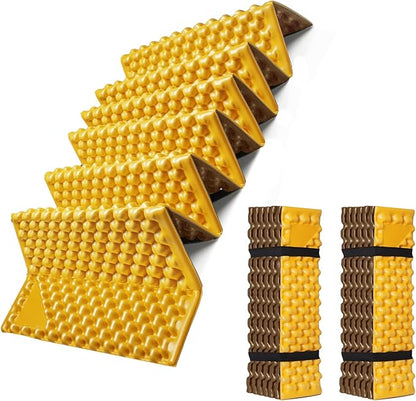 Foam Camping Pads for Hiking, Ultralight Closed Cell Mattress, Waterproof Soft Mat for Adults, Wide Picnic Yoga Mats, Folding Sleeping Pad for Outdoor Backpacking