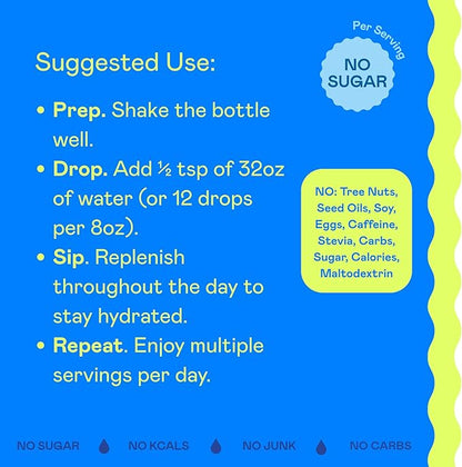 Hi-Lyte Electrolytes for Fasting, Immune Support and Rapid Hydration | Tropicals | NO Calories NO Sugar | 20%+ More Potassium, Magnesium & Zinc