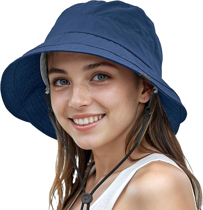 Sukeen Lightweight Bucket Hat for Women Quick-Dry Hiking Hat Packable Foldable UV Sun Hat for Outdoor Activities