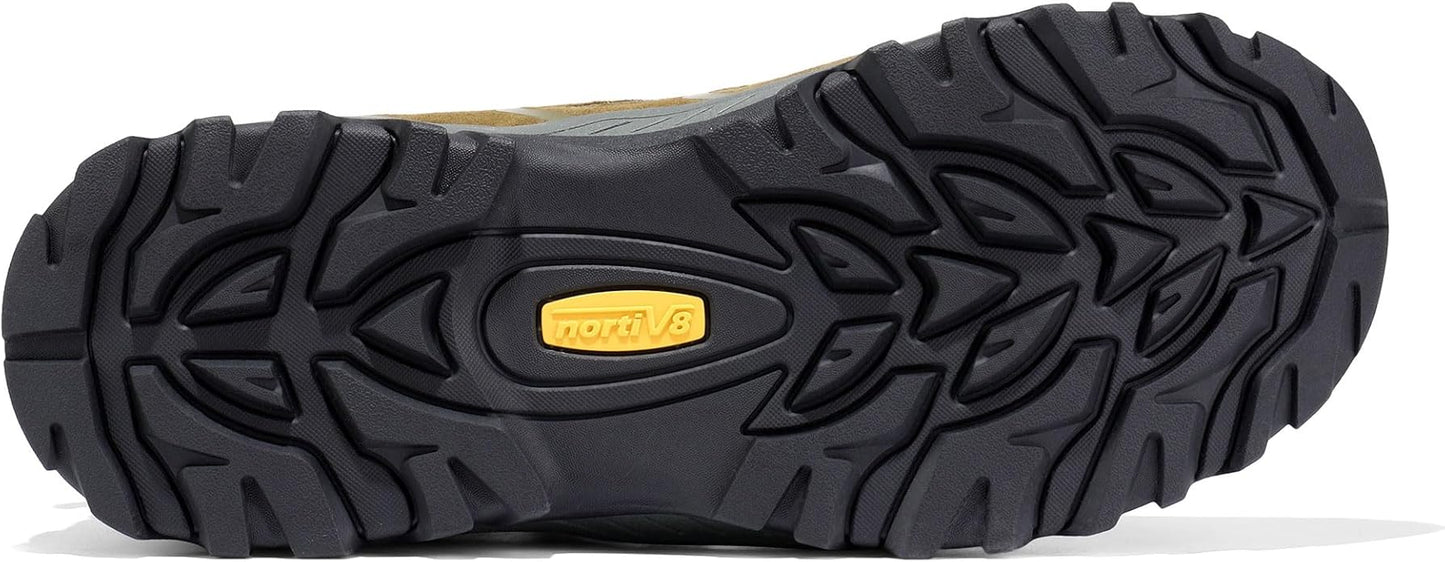 NORTIV 8 Men's Ankle High Waterproof Hiking Boots Outdoor Lightweight Shoes Trekking Trails Armadillo