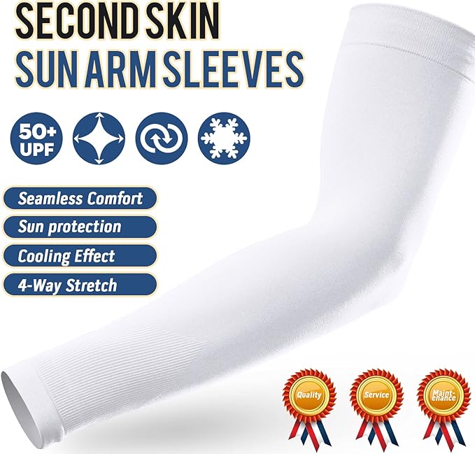 GOUNOD Arm Sleeves for Men Women,Compression Sleeves to Cover Arms for Men Working,Sun Sleeves for Men UV Protection