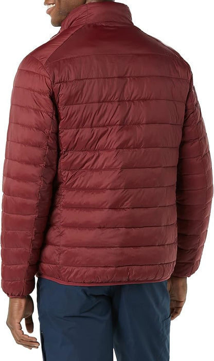 Amazon Essentials Men's Packable Lightweight Water-Resistant Puffer Jacket (Available in Big & Tall)